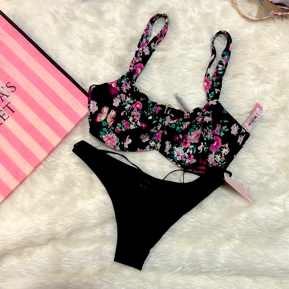 Victorias Secret swim suit 34DDD panty S
